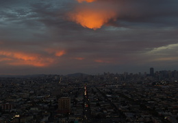 clouds over the Mission